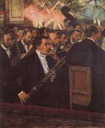 Edgar Degas The Opera Orchestra France oil painting artist